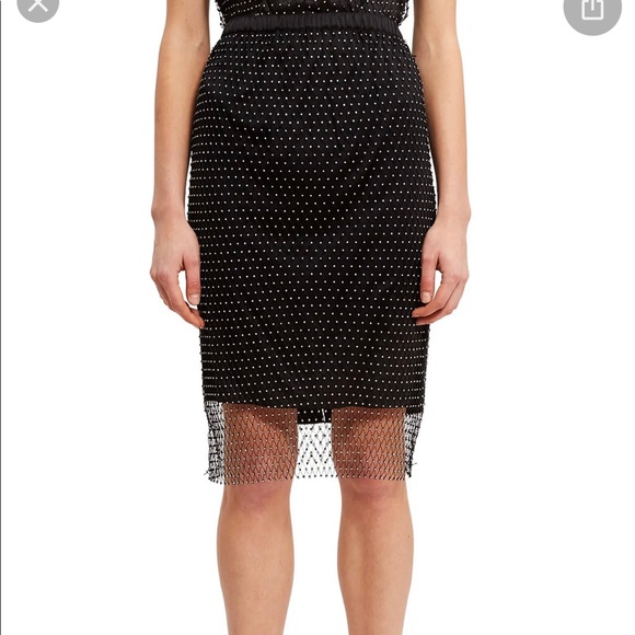 Opening Ceremony Dresses & Skirts - Opening Ceremony rhinestone mesh skirt